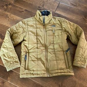 EUC - North Face boys quilted coat/jacket.